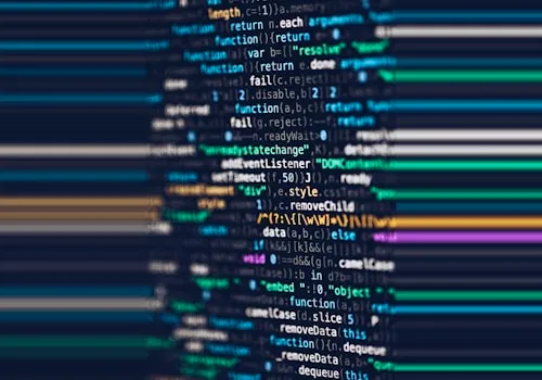 Binary digital HTML/CSS Javascript source code web design coder. Made with Canon 5d Mark III and vintage analog lens Leica APO Macro Elmarit-R 2.8 100mm. by Markus Spiske @ unsplash