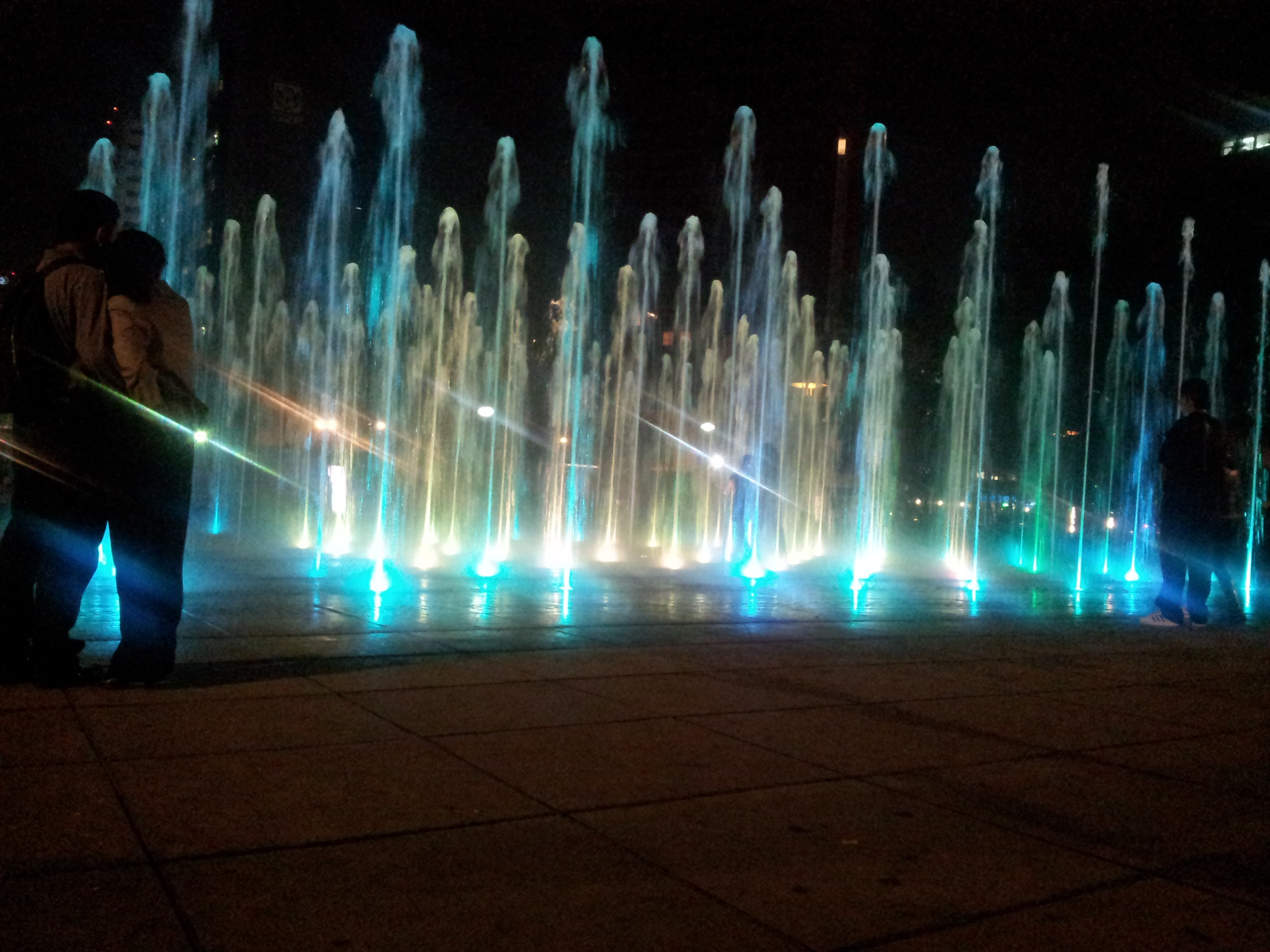 Fuentes en el Monumento a la Revolución